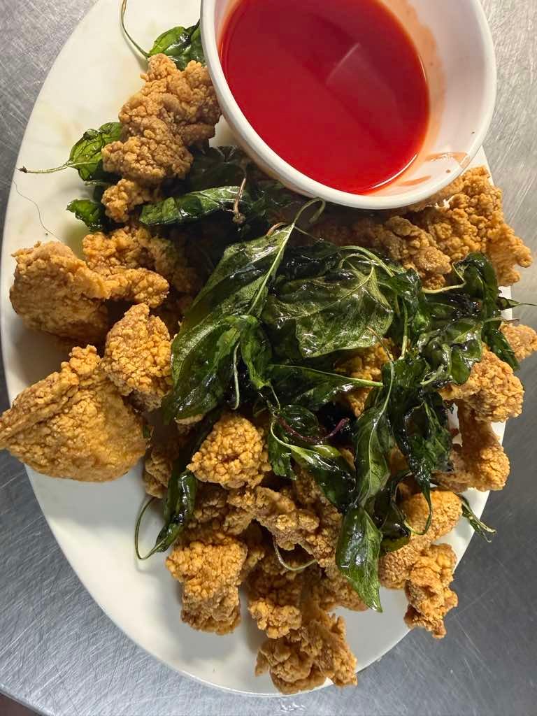 A15. Popcorn Basil Chicken