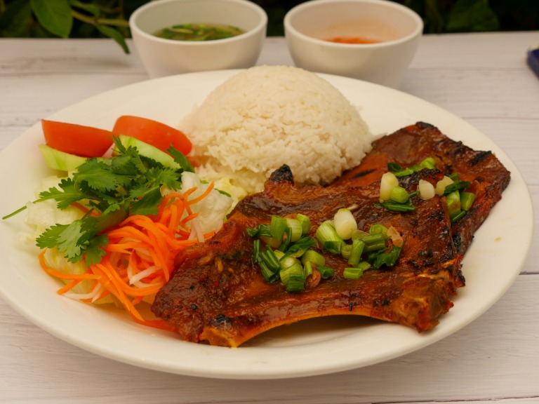 55. Charbroiled Pork Chop over Rice