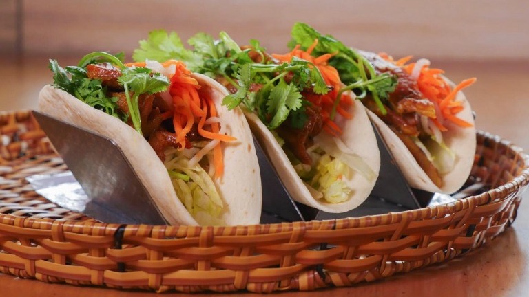 A12. Vietnamese Taco (Grilled Chicken or Pork)