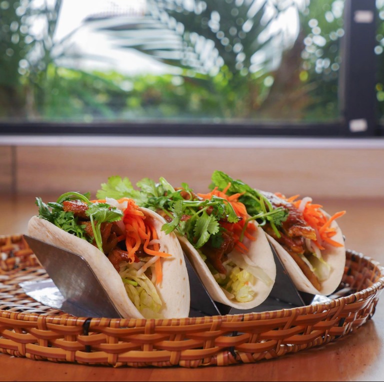 A12. Vietnamese Taco (Grilled Chicken or Pork)