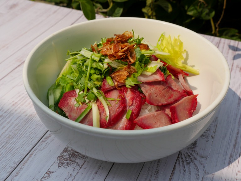 26 BBQ Pork Rice Noodle or Egg Noodle Soup