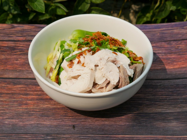 25 Chicken Rice Noodle or Egg Noodle Soup