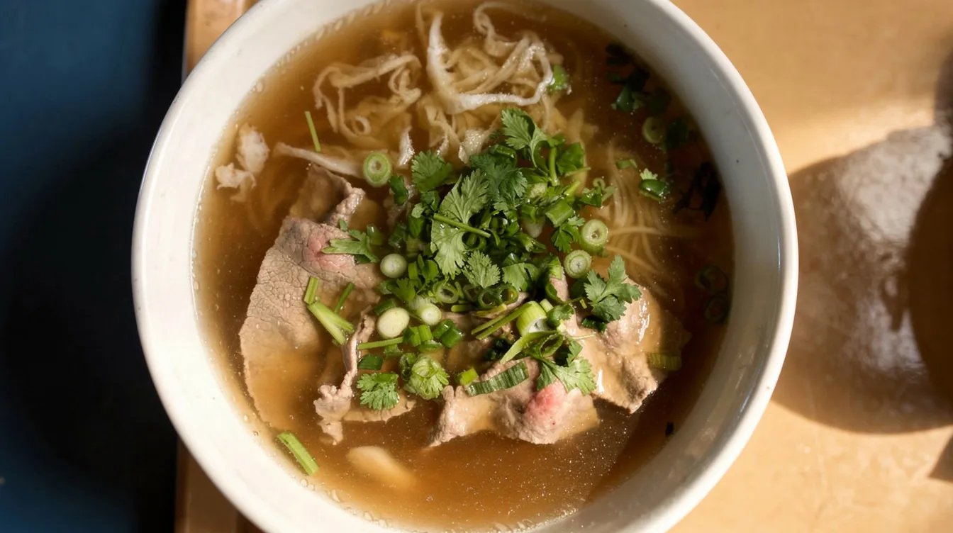 11. Pho with Rare Steak & Tripe