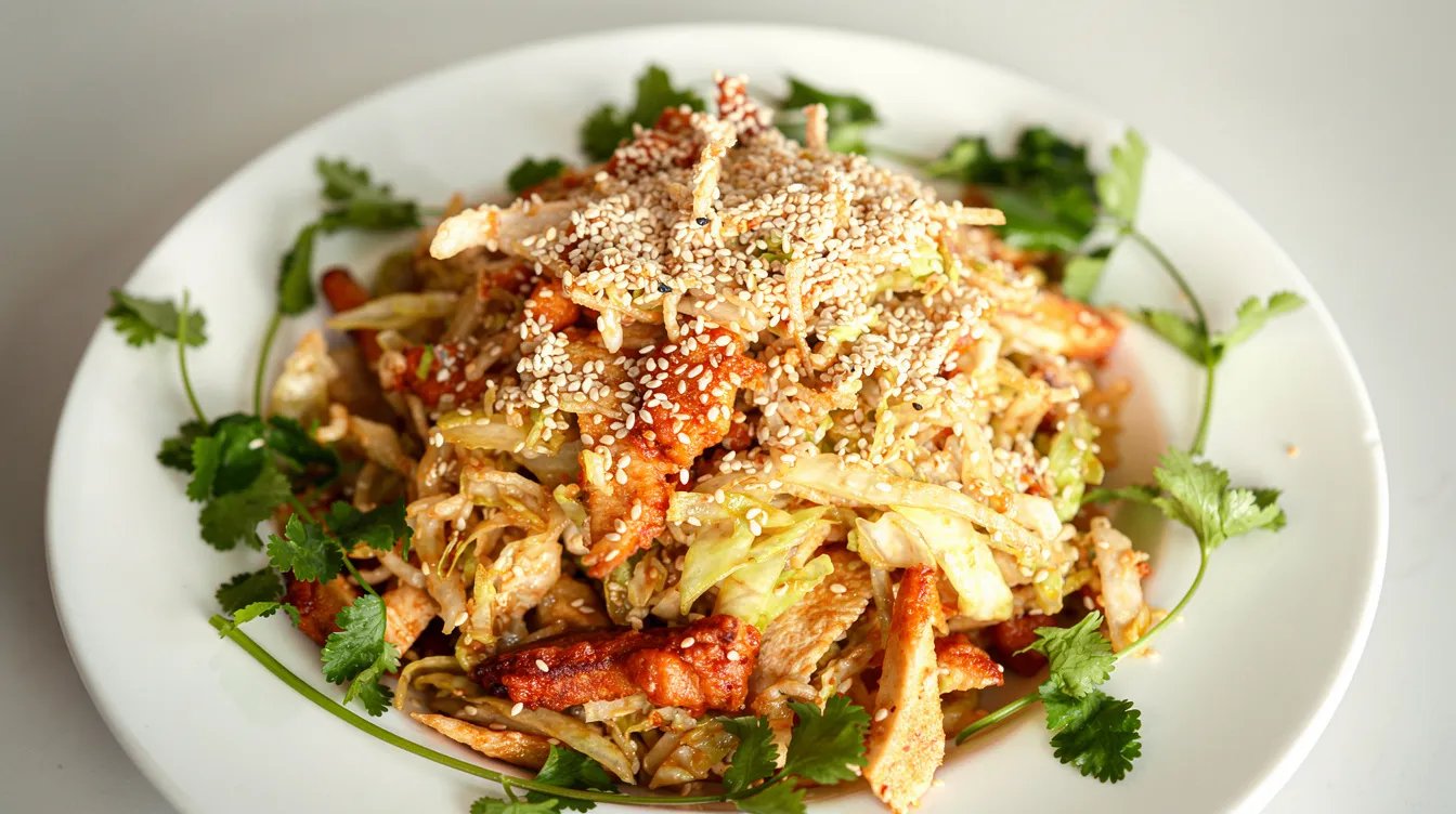 S7. Chinese Crispy Sesame Chicken Salad