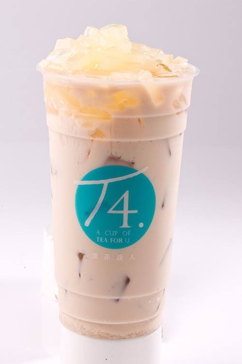 Milk Tea w/Coconut Jelly