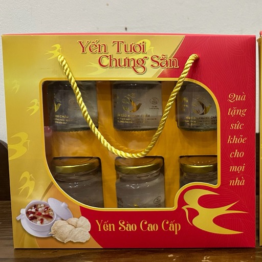 Hộp Quà Yến Chưng 6 Hũ 75ml