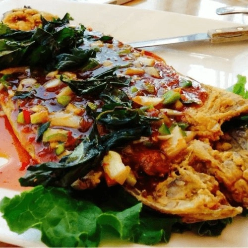 C3. Red Chili Fried Fish