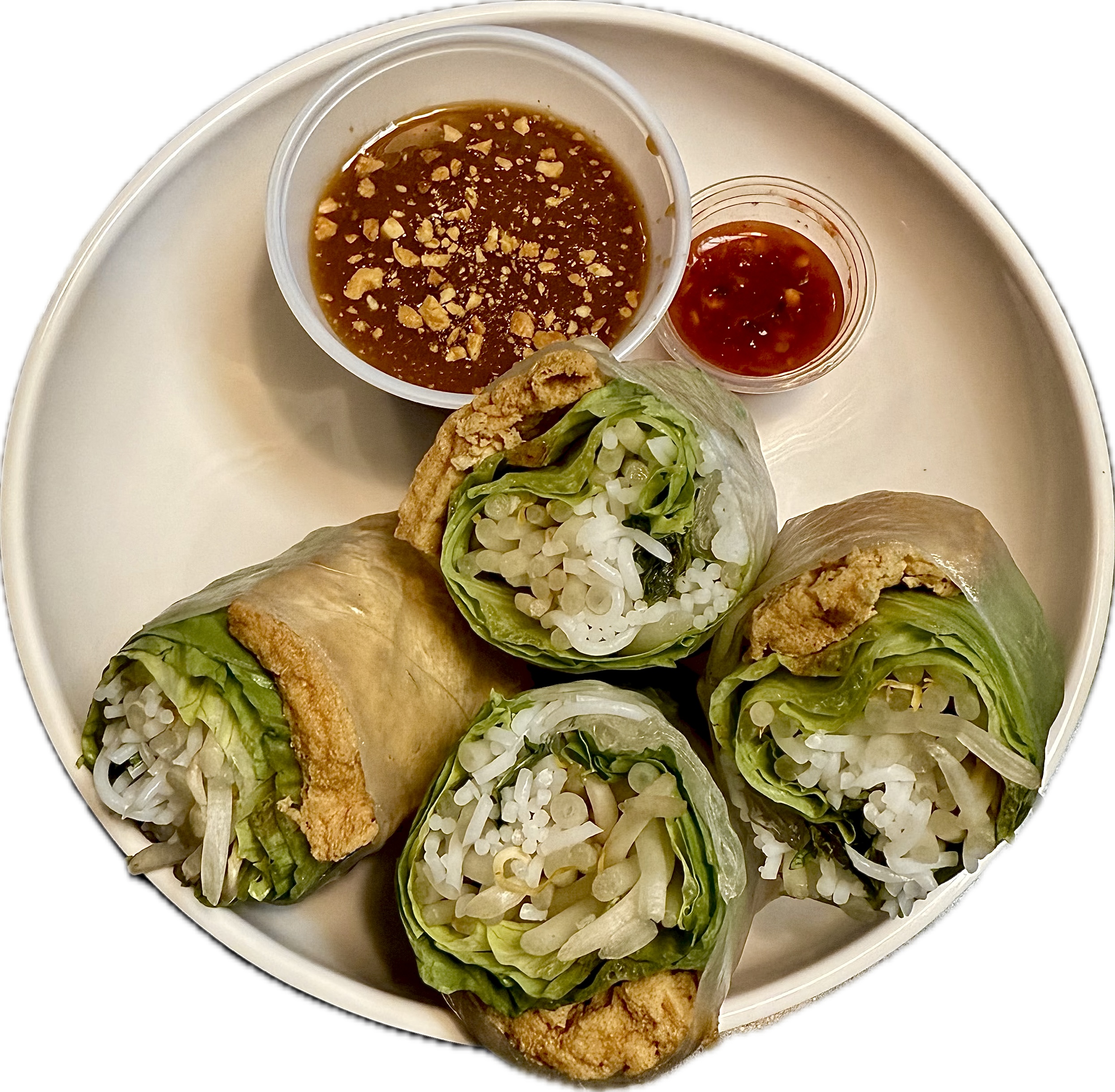 A7. Tofu Spring Rolls