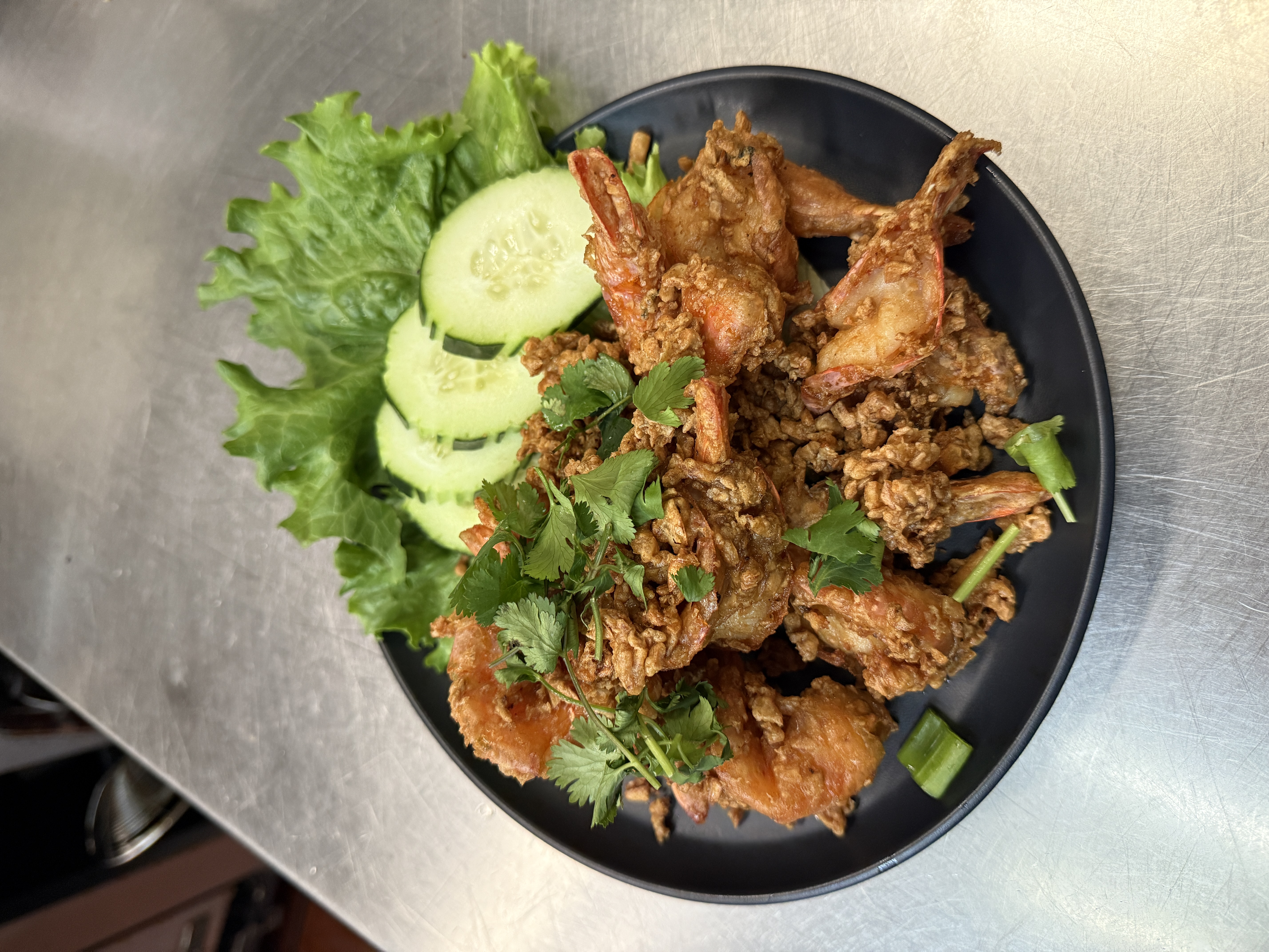 C4. Thai Crispy Garlic Shrimp