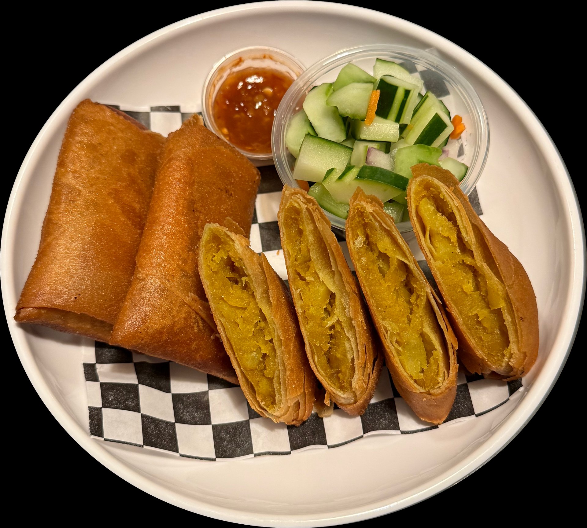 A3. Samosa Egg Rolls