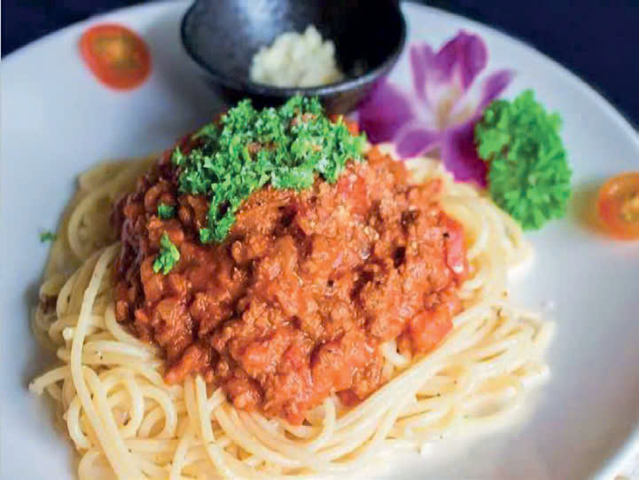 Mỳ Ý sốt bò bằm