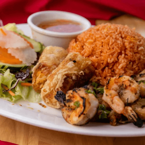 40. B.B.Q. Combo W/ French Rice