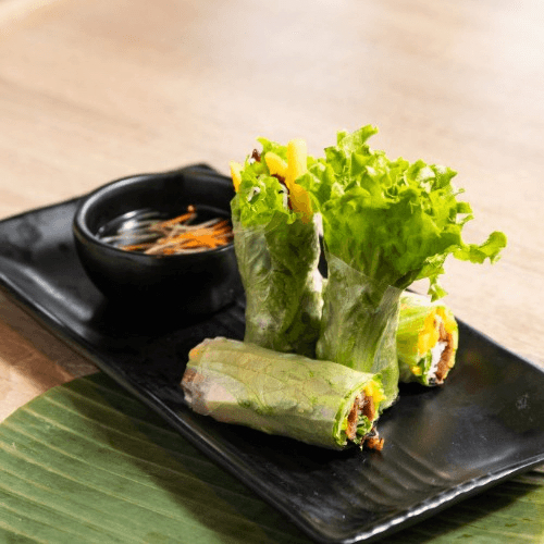 6B. Mango & BBQ Pork Spring Roll