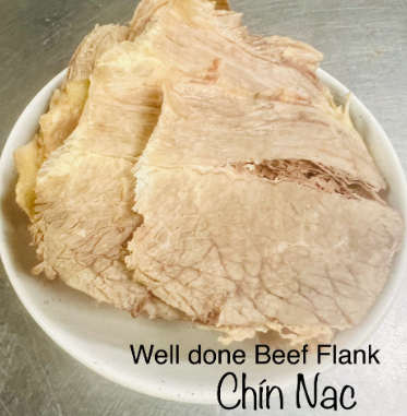 P5* Steak and Well-Done Flank/Taj, Chin