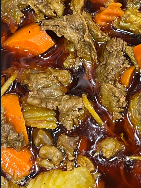 B3* Egg Noodles Beef Stew