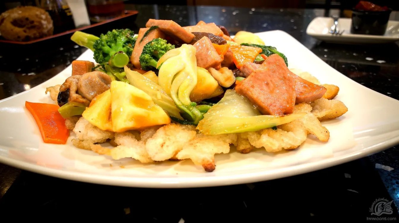Q9*Imitation Ham & Mix Vegetables