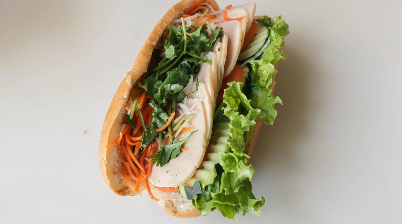 BM9' Steam Chicken Breast Ham/Banh Mi Cha Lua Ga