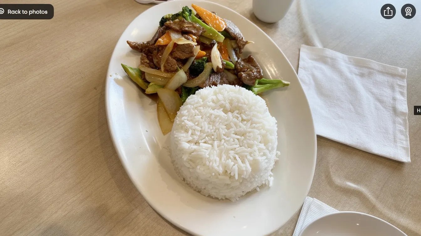 L16* Beef & Mix Vegetables W/ Rice