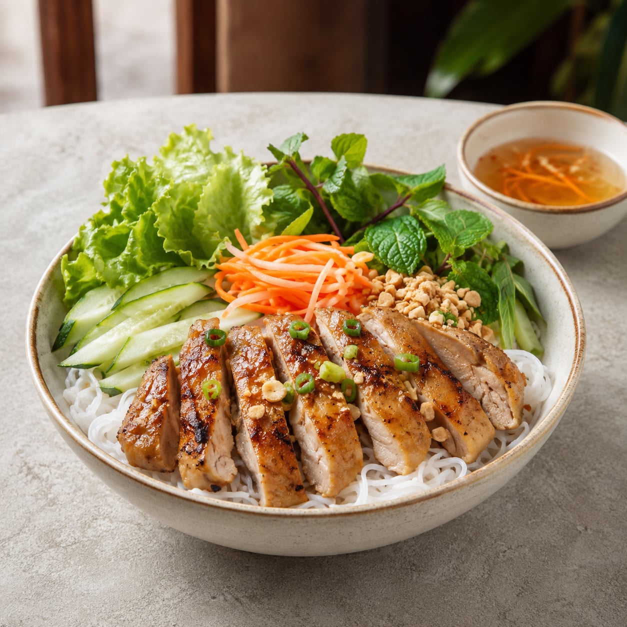 Bún Gà Nướng