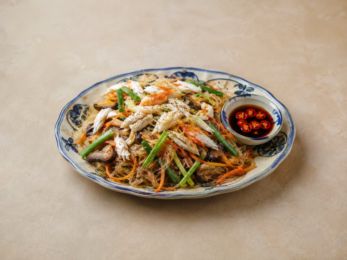 X8. Glass Noodles with Crab - Miến Xào Cua
